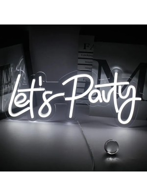 Belirtilmemiş Let's Party Neon LED Tabela