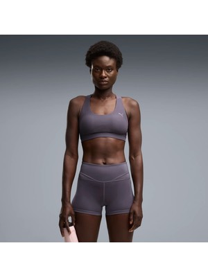 Puma Kadın / Kız Gri Puma Cloudspun Bra - Mıd Gri Kadın Sporcu Sütyeni