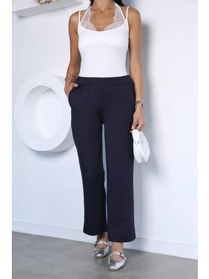 Gülseli Kadın Trend Scuba Kumaş Pantolon P-00022989