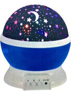 Pileli Store Star Master Pilli Dönerli Gece Lambası (4887)