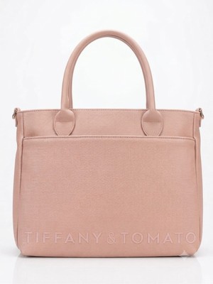 Tiffany & Tomato Tiffany Tomato Kadın El & Omuz Çantası Fermuarlı Astarlı ve Iç Bölmeli