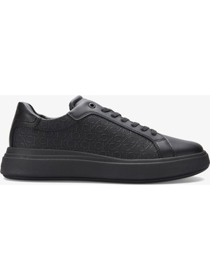 Calvin Klein Chunky Low Top Lace Up Mono Erkek Siyah Sneaker