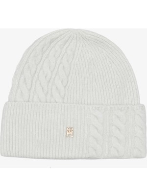 Tommy Hilfiger Elevated Chic Fluffy Kadın Gri Bere