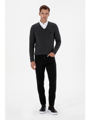 U.S. Polo Assn. Erkek Siyah Slim Fit Jean Pantolon 50307713-DN0027