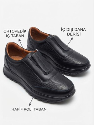 Vefazen Iç Dış %100 Hakiki Deri Ortopedik Casual Günlük Spor Kadın Ayakkabı