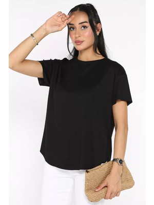 Gülseli Kadın Lazer Kesim Tişört P-00022768