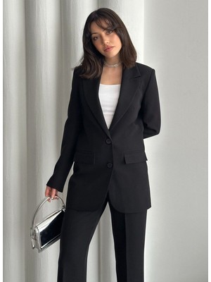 Vuntal Çift Düğmeli Blazer Takımı