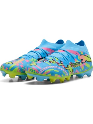 Puma Erkek Mavi Puma Future 9 Match Adv Lvl Fg/ag Mavi Erkek Krampon