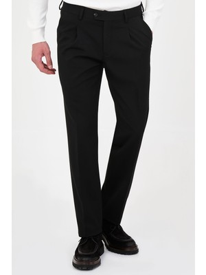 MCR Düz Baggy Kalıp Pileli Erkek Pantolon