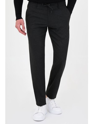 MCR Çizgili Slim Fit Jogger Erkek Pantolon