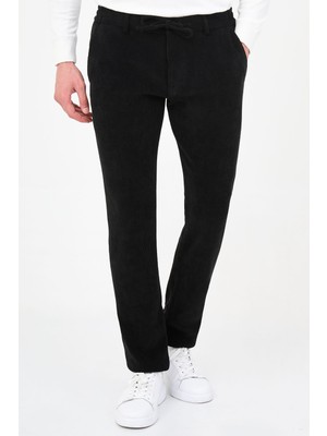 MCR Fitilli Slim Fit Jogger Kadife Erkek Pantolon