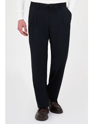 MCR Düz Baggy Kalıp Çift Pileli Jogger Erkek Pantolon