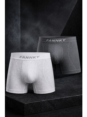 Fit Women Erkek Rahat Esnek Seamless 2 Li Boxer