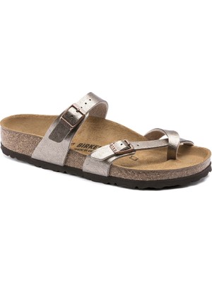 Birkenstock Mayari Bf Kadın Metalik Parmak Arası Terlik Konforlu Kullanım İçin Dayanıklı Malzeme