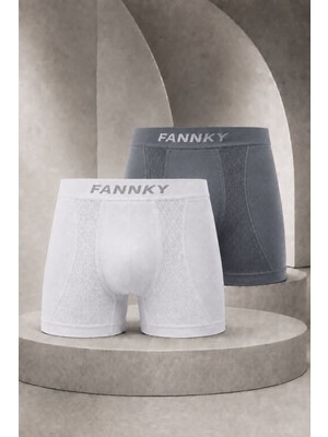 Fit Women Erkek Casual Comfort Günlük 2 Li Boxer