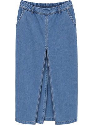 Zanessi Büyük Beden  Denim Kadın Pantolon