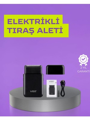 Genel Tedarik Kart Tasarımlı Şarjlı Tıraş Makinesi | 2 Başlıklı Hassas Kesim