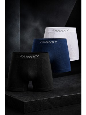Fit Women Erkek Rahat Esnek Seamless 3 Lü Boxer