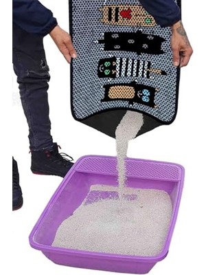 MarkEntegra Desenli Xxl Boy 60X120 cm Kedi Paspası
