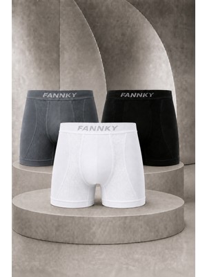 Fit Women Erkek Casual Comfort Günlük 3 Lü Boxer