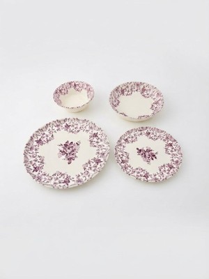 altabi Porselen 24 Parça Yemek Takımı Vintage Desen Rose Garden