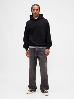Gap Erkek Siyah Organik Pamuk '90s Loose Jean Pantolon