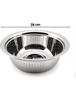Store 28CM Kulpsuz Paslanmaz Metal Sepet Süzgeç