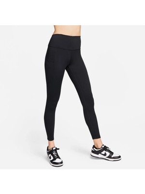 Nike Nıke FN3241-010 Dri-Fıt One High Rise 7/8 Tight Kadın Siyah Tayt