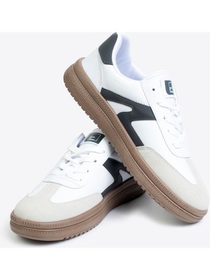 Lommax Kadın  Rahat Kalıp Kauçuk Taban Bağcıklı Sneaker