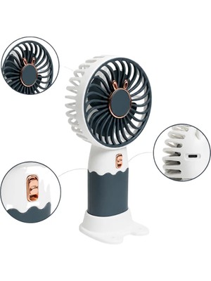 Kahveci Elektronik Store Kompakt Tasarımlı Kuvvetli Rüzgar Üfleyen Mini Fan