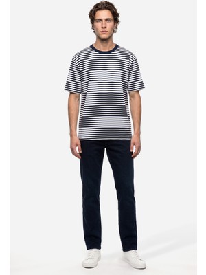 Mudo Erkek Lacivert Straight Fit Pantolon