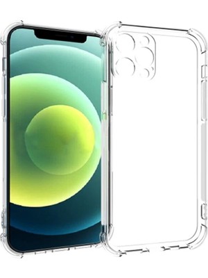 Northcity Iphone 12 Pro Max 6.7 Anti-Drop Silikon Kılıf Kamera Korumalı Şeffaf Silikon Kılıf