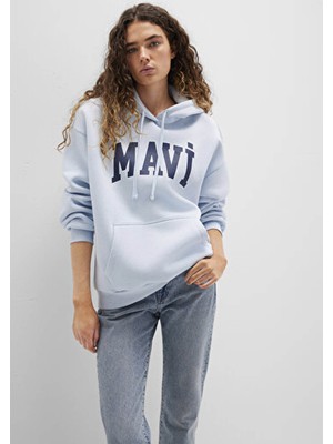 Mavi Logo Açık Mavi Kadın Sweatshirt M1600361-70717