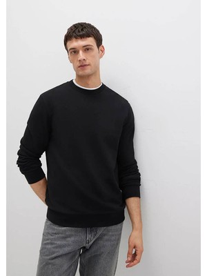 Mavi  Bisiklet Yaka Siyah Erkek Sweatshirt M0S10457-900