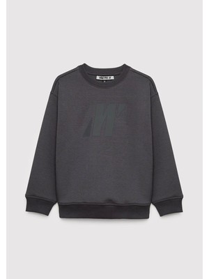 Mavi  Pro Baskılı Antrasit Erkek Çocuk Sweatshirt M6S10201-70763