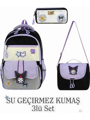 Gigi Luxe Su Geçirmez Ortopedik Çok Bölmeli Sırt Çantası Laptop Çantası Okul Çantası