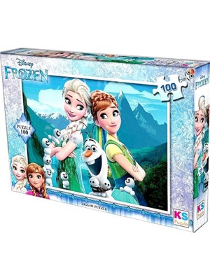 NW NessiWorld 100 Parça Frozen Puzzle