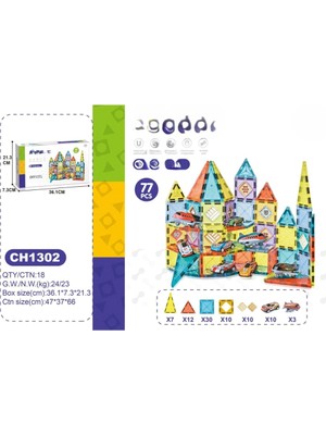 NW NessiWorld 5,5cm  Bloklar 77 Parça