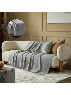 Destiva Home Pamuklu Çok Amaçlı Koltuk Örtüsü 170X200 cm – Yumuşak Dokulu, Modern Çizgili