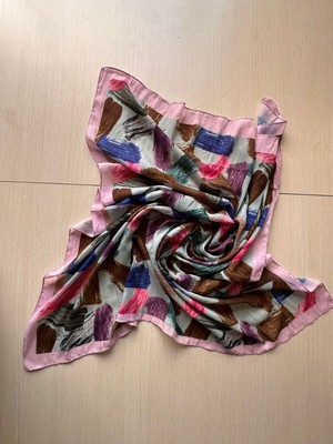 Modakaşmir Fırça Desenli Bambu Eşarp (Bordo, Siyah, Lajivert Tonlar)