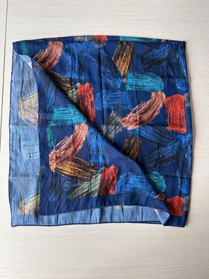 Modakaşmir Fırça Desenli Bambu Eşarp (Bordo, Siyah, Lajivert Tonlar)