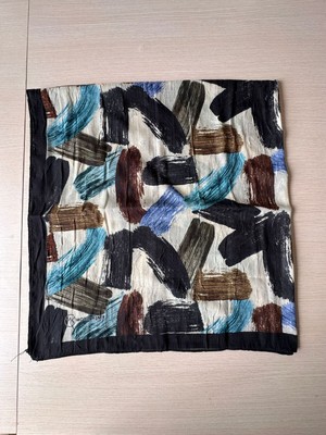 Modakaşmir Fırça Desenli Bambu Eşarp (Bordo, Siyah, Lajivert Tonlar)