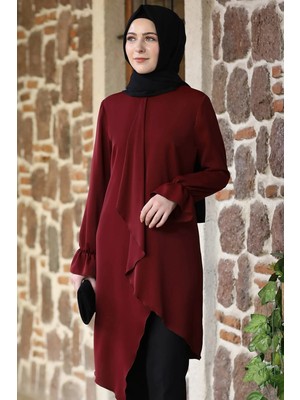Esilanur Arya Tesettür Tunik Bordo