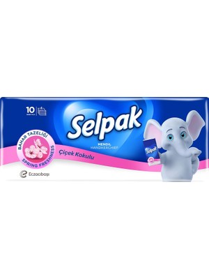 Bahar Parfümlü Mendil 10'lu Paket