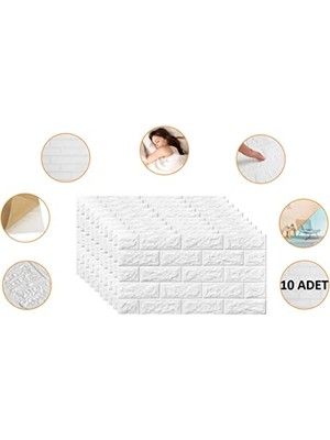 Mey İthalat Kendinden Yapışkanlı Duvar Kağıdı 70X38 cm 10'lu
