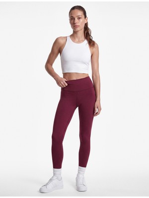 Koton Yüksek Bel Slim Fit Dikiş Detaylı Spor Tayt