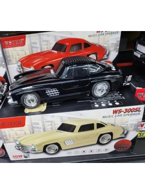 Genel Tedarik WS-300SL Klasik Benz Model 10W Bluetooth Hoparlör Fm Radyo USB BX40