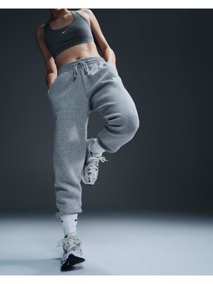 Nike FZ7626-063 Sportswear Phoenix Fleece Normal Belli Kadın Eşofman Altı - Gri