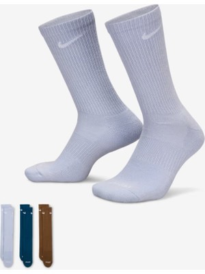 Nike SX6888-970 Everyday Plus Destekli Antrenman Crew Çorapları (3 Çift