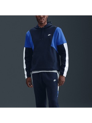 Nike HV1165-451 Club Fleece Erkek Tracksuit Takım - Mavi